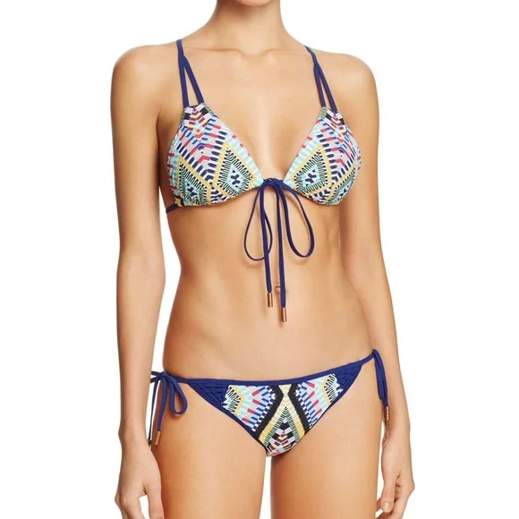 Red Carter Grand Bazaar Reversible Bikini - Picture 1 of 9